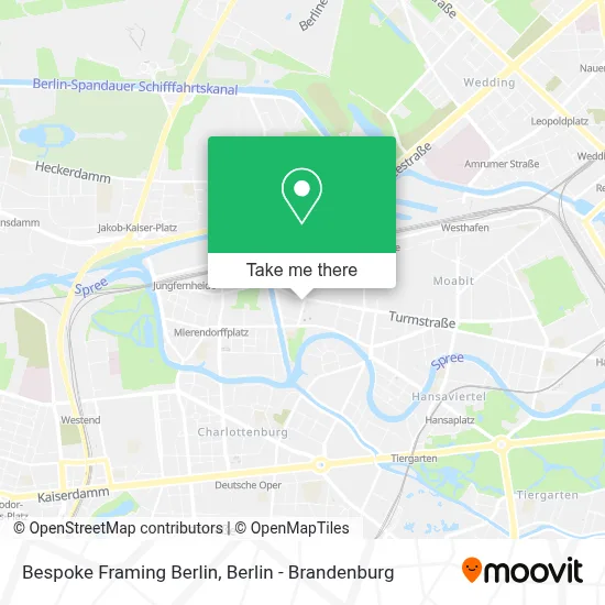 Bespoke Framing Berlin map