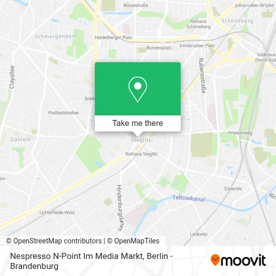 Nespresso N-Point Im Media Markt map