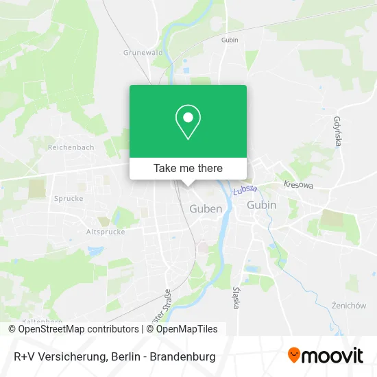R+V Versicherung map
