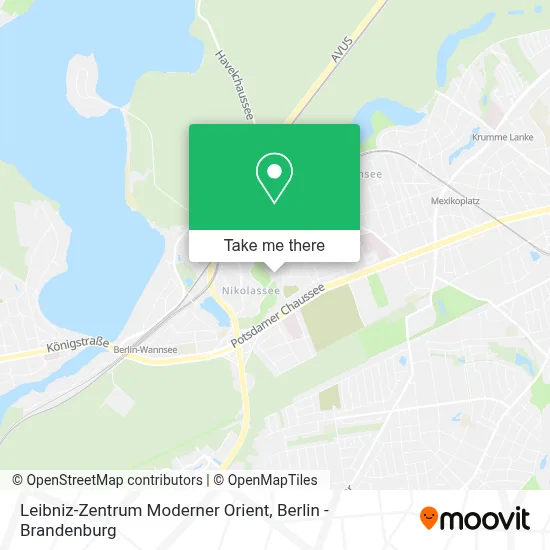 Leibniz-Zentrum Moderner Orient map