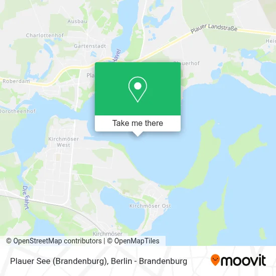 Plauer See (Brandenburg) map