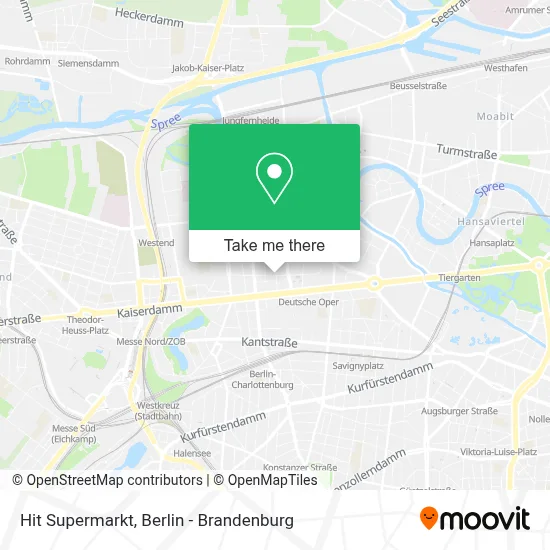 Hit Supermarkt map