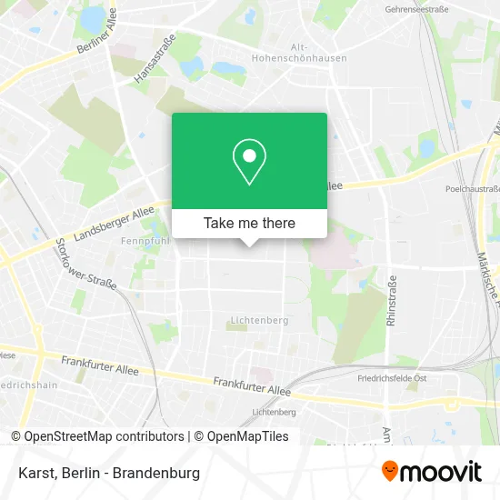 Karst map