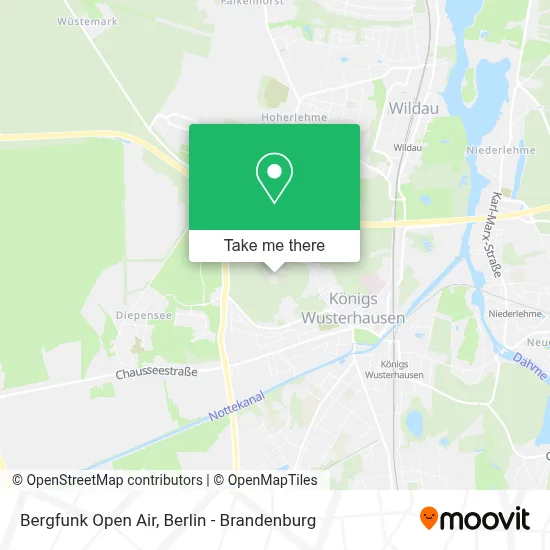 Bergfunk Open Air map