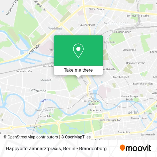 Happybite Zahnarztpraxis map