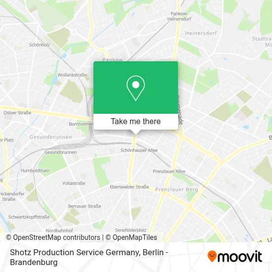 Shotz Production Service Germany map