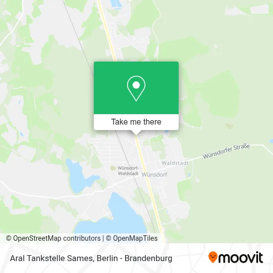 Aral Tankstelle Sames map