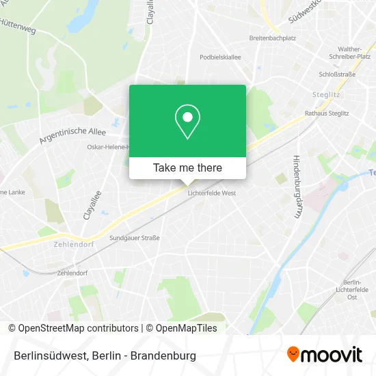 Berlinsüdwest map