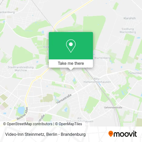 Video-Inn Steinmetz map