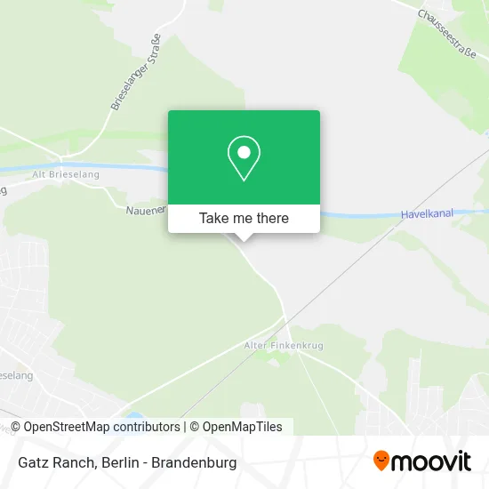 Gatz Ranch map