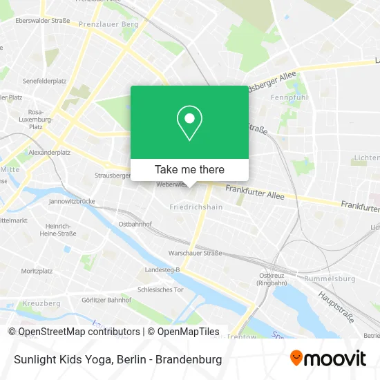 Sunlight Kids Yoga map