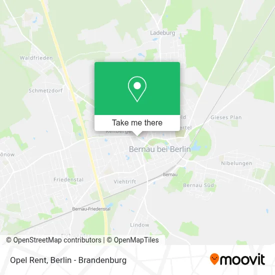 Opel Rent map