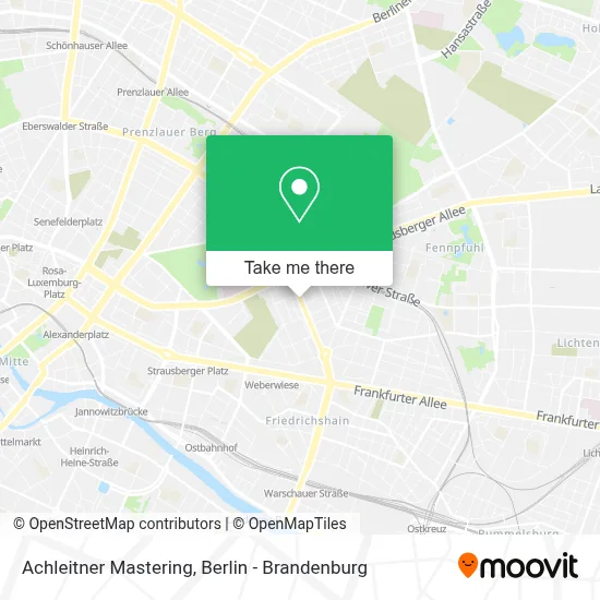 Achleitner Mastering map