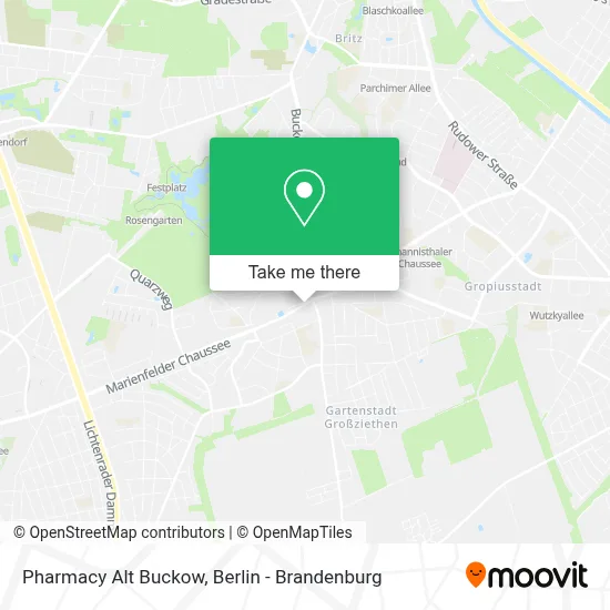 Pharmacy Alt Buckow map