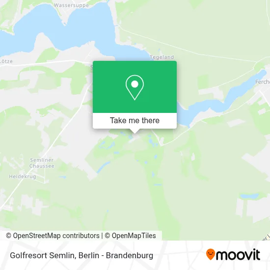 Golfresort Semlin map