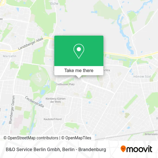B&O Service Berlin Gmbh map
