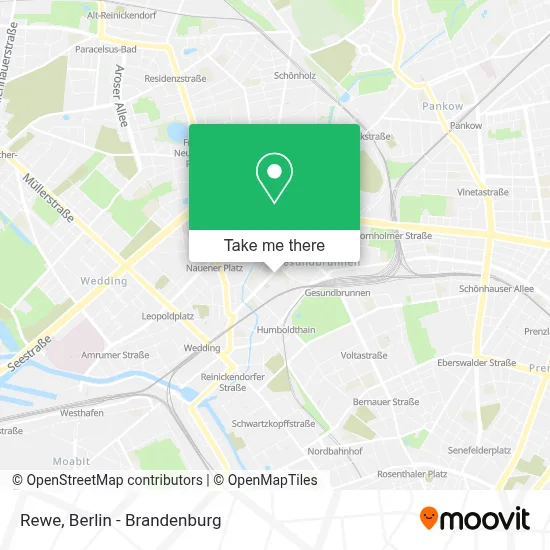 Rewe map