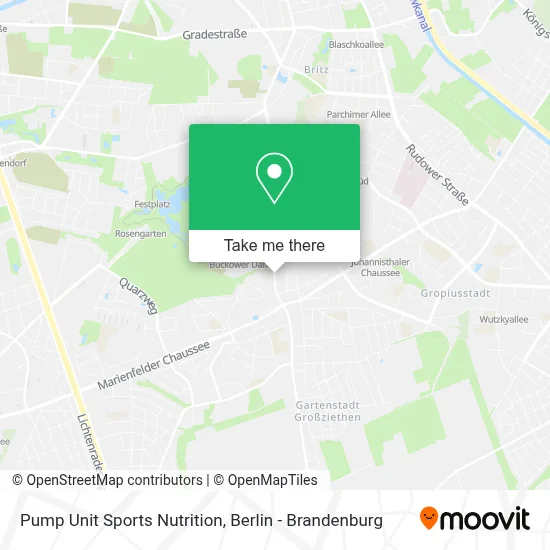 Pump Unit Sports Nutrition map