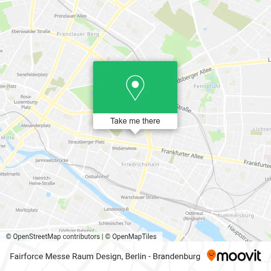 Fairforce Messe Raum Design map