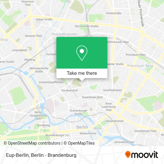 Eup-Berlin map