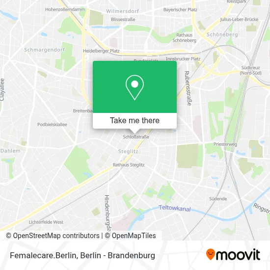 Femalecare.Berlin map