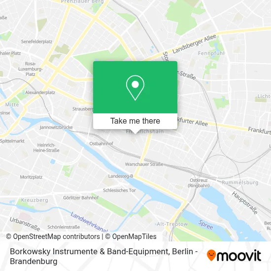 Borkowsky Instrumente & Band-Equipment map