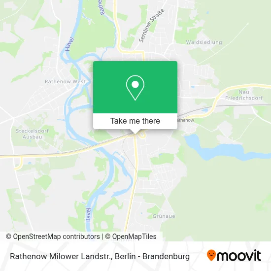 Rathenow Milower Landstr. map