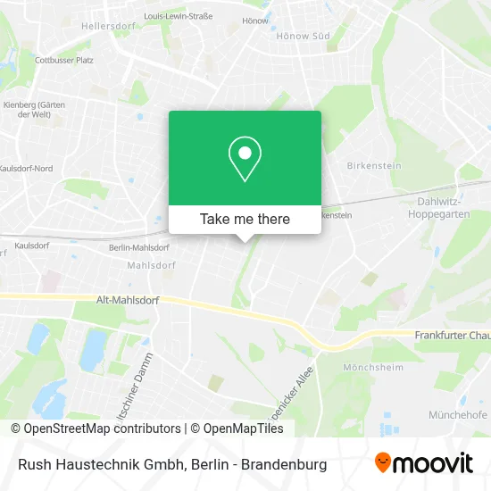 Rush Haustechnik Gmbh map