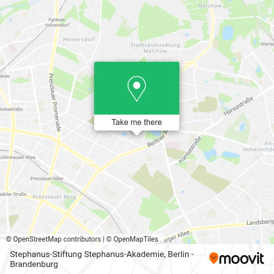 Stephanus-Stiftung Stephanus-Akademie map