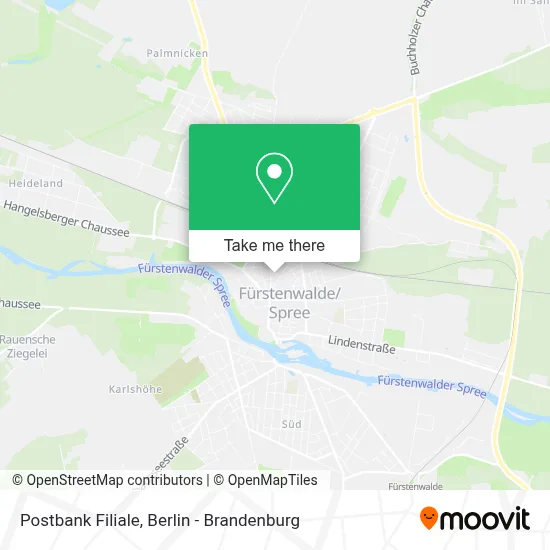 Postbank Filiale map