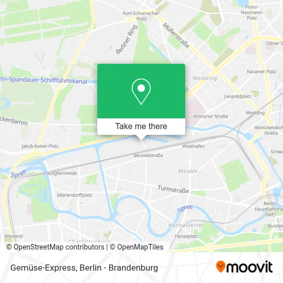 Gemüse-Express map