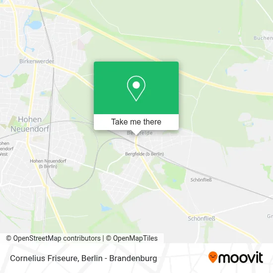 Cornelius Friseure map