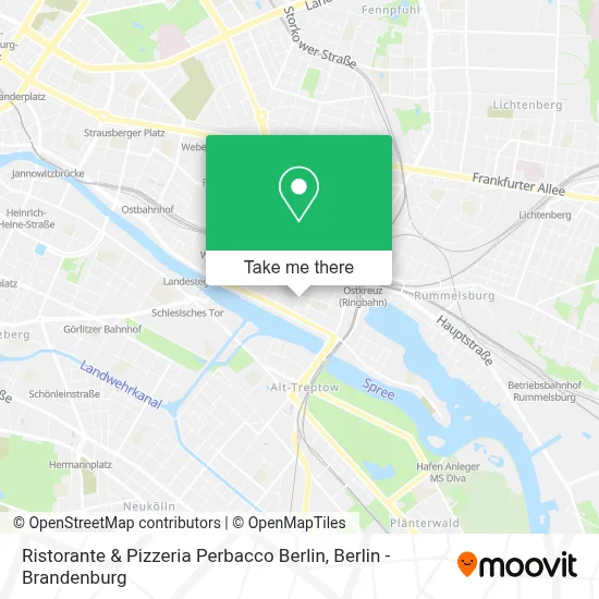 Ristorante & Pizzeria Perbacco Berlin map