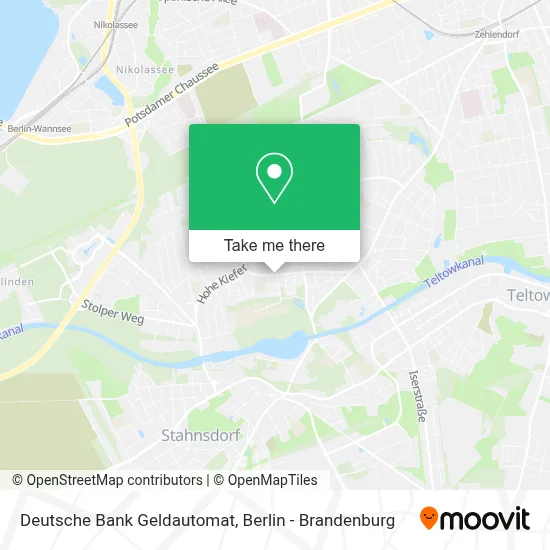 Deutsche Bank Geldautomat map