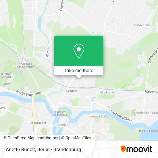 Anette Rudelt map