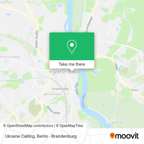 Ukraine Calling map