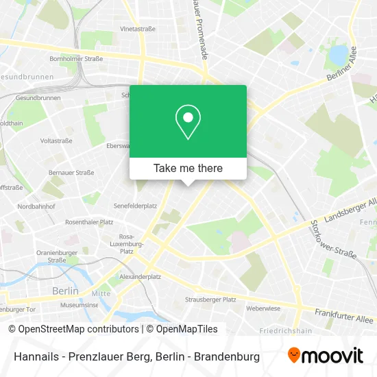 Hannails - Prenzlauer Berg map