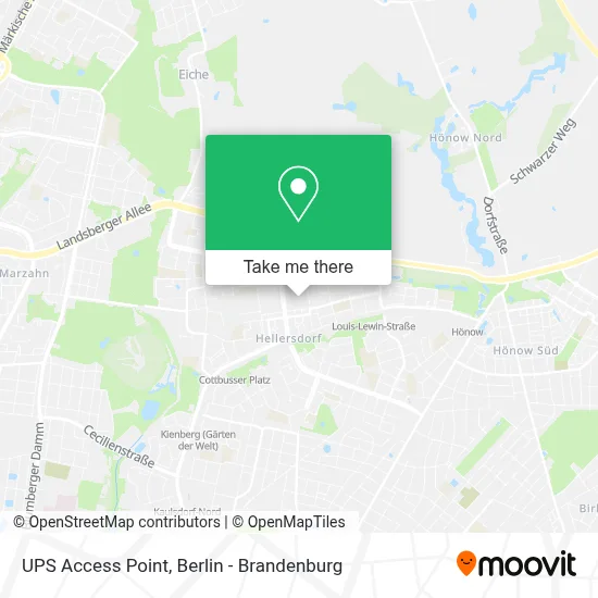 Ups Access Point map