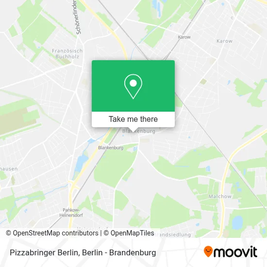 Pizzabringer Berlin map