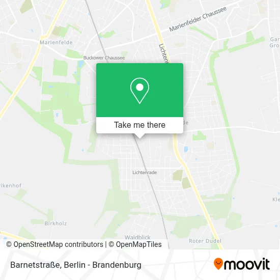 Barnetstraße map