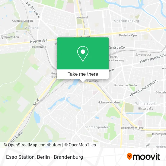 Esso Station map