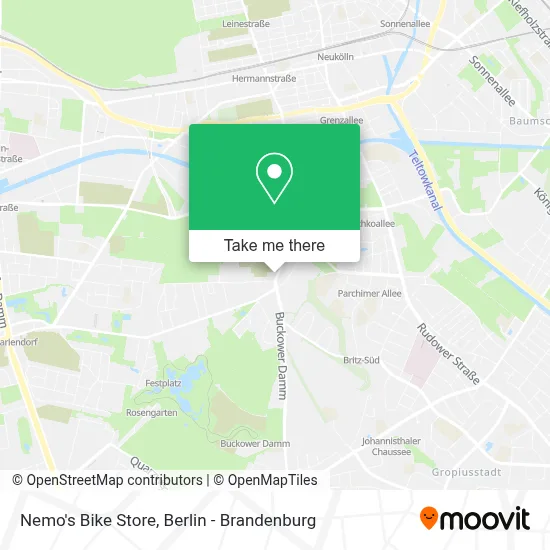 Nemo's Bike Store map