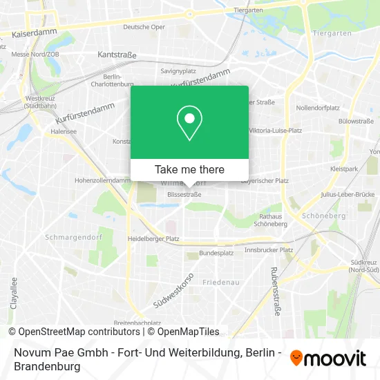 Novum Pae Gmbh - Fort- Und Weiterbildung map