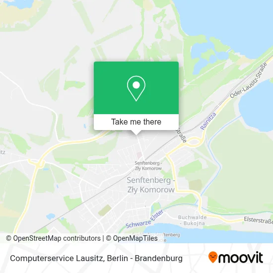 Computerservice Lausitz map