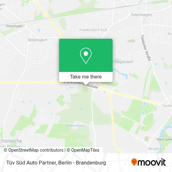 Tüv Süd Auto Partner map