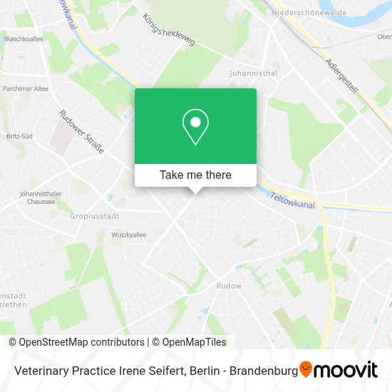 Veterinary Practice Irene Seifert map