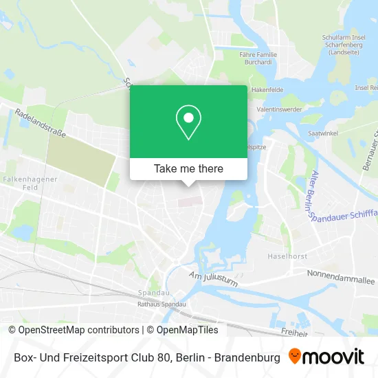 Box- Und Freizeitsport Club 80 map