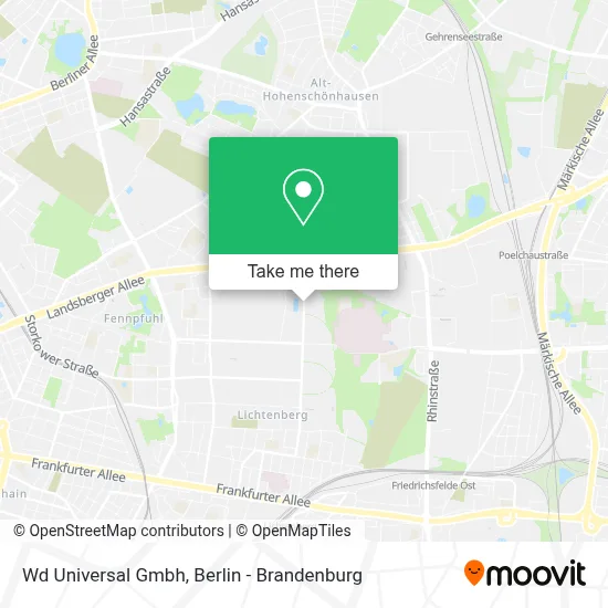 Wd Universal Gmbh map