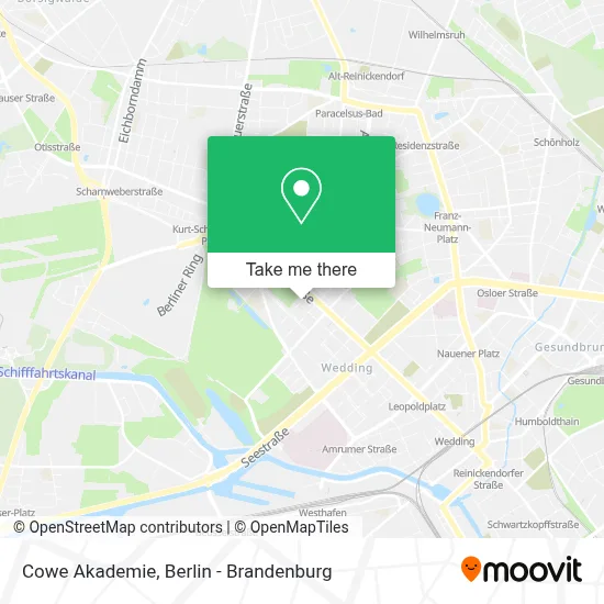 Cowe Akademie map