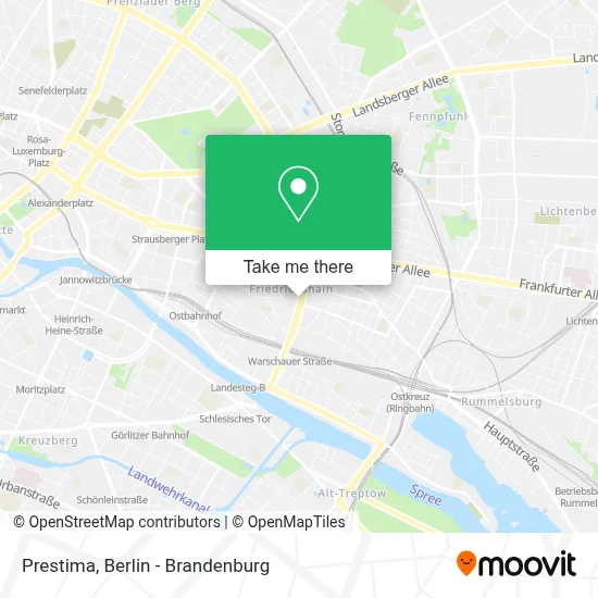 Prestima map